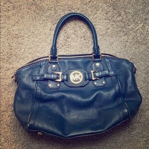 Navy blue Michael Kors purse